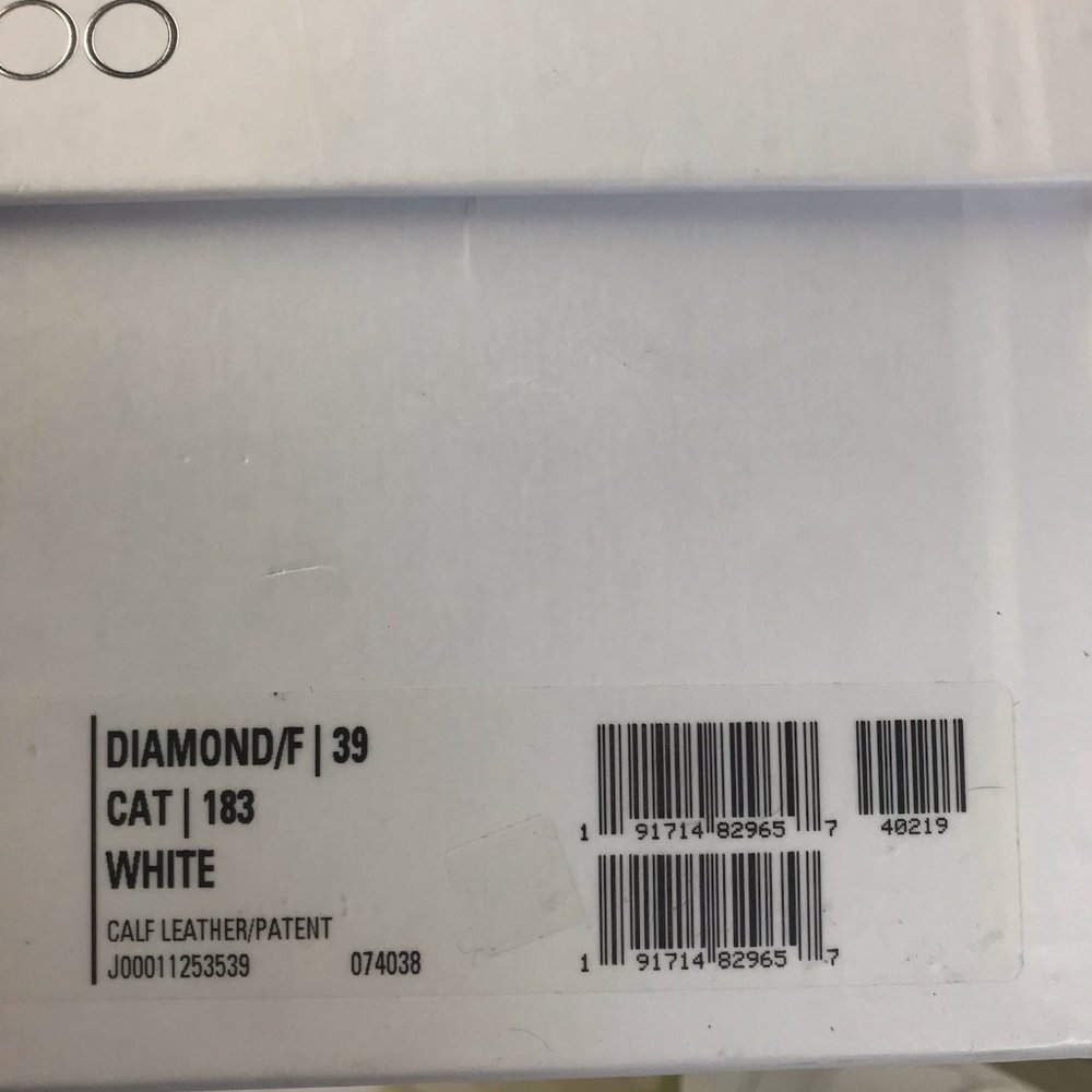 JIMMY CHOO Diamond /F Leather Sneakers - NEW! - Picture 3 of 13